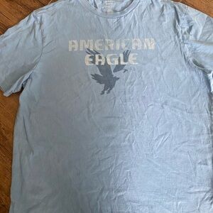 American Eagle Outfitters Blue Short Sleeve Tee Size L